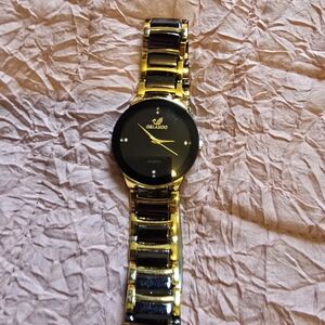 Black and Gold Men's Watch